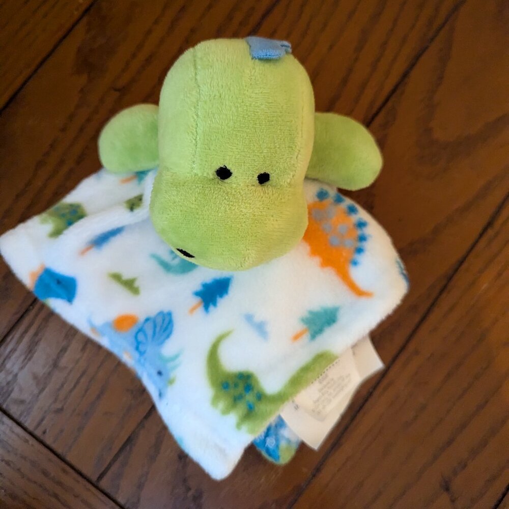 Le BeBe Favorite Dinosaur Stegosaurus Lovey Security Blanket Super Soft